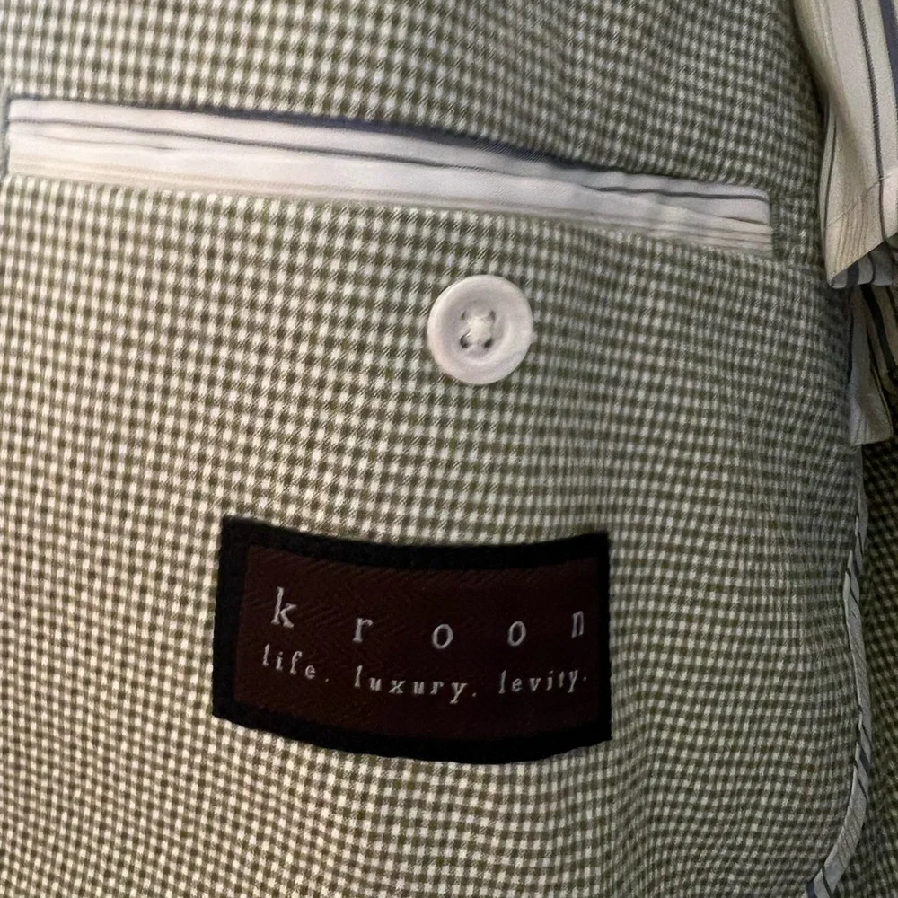 Men’s linen blazer - Picture 3 of 4
